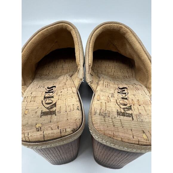 Korks Kork Ease Lori Slip On Fabric Aztec Clog Mule Block Heel Platform Shoes 7 - Picture 5 of 8